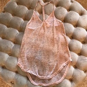 Tops - Pretty heather pink Razorback tank Tops - Pretty heather pink Razorback tank